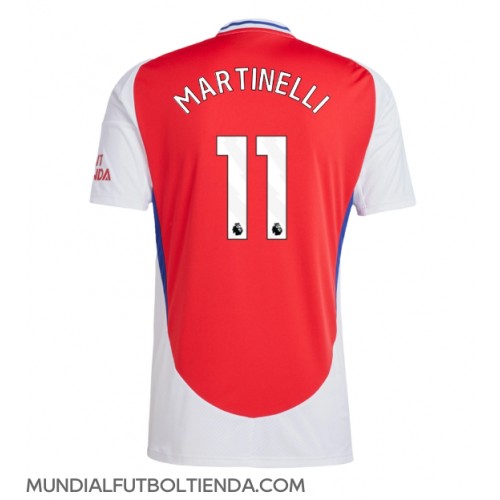 Camiseta Arsenal Gabriel Martinelli #11 Primera Equipación Replica 2024-25 mangas cortas